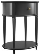 Fekete éjjeliszekrény Aurora – Støraa