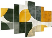 Kép - Olívazöld absztrakció (150x105 cm)