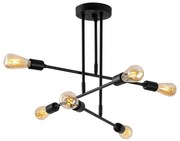 Csillár rúdon FLOWER 6xE27/40W/230V