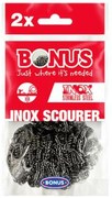 Inox fémsúroló, spirál, 2 db, BONUS (KHT774)