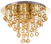 Globo 63040345X - Mennyezeti lámpa LONDON 3xE14/40W/230V átm. 38 cm arany