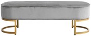 Dizájnos pad Morila (szürke + arany) . 1064038