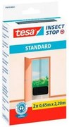 Szúnyogháló, ajtóra, öntapadó, 2,2 x 1,2 m, TESA Standard, antracit (TE55679)