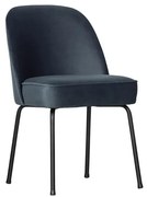 Kék bársony étkezőszék szett 2 db-os Vogue – WOOOD