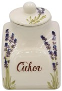 Kerámia levendulás fűszertartó - Violin Levendula - nagy / Só