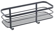Origin fekete fali fürdőszobai polc - Metaltex