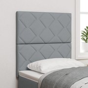 LED Fejtámla Gyémánt Blokkok Dizájn Világosszürke 80 cm Kárpitos