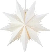 Fehér függő fénydekoráció karácsonyi mintával ø 45 cm Dora – Markslöjd