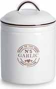 Tároló doboz „fokhagyma”, kerámia, fehér