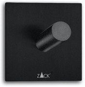 DUPLO törölközőtartó akasztó, szögletes, fekete - ZACK