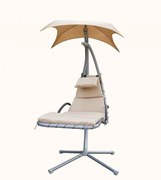 ROJAPLAST Exkluzív kerti hinta napernyővel