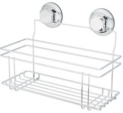 Ezüstszínű öntapadós fém fürdőszobai polc Bestlock Bath – Compactor