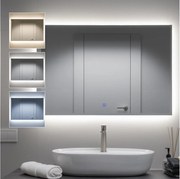 BRILAGI - LUCE LED fürdőszobai tükör, LED/30W/230V, 60x90 cm, IP44, CRI 90, dimmelhető + CCT