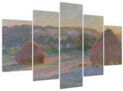 Kép - Claude Monet, Stacks of Wheat (End of Summer) , reprodukciók (150x105 cm)