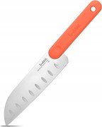 Santoku Trebonn kés 18cm Japán Acél Narancssárga