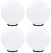 4 db LED gömblámpa 40 cm PMMA