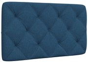 kék szövet fejtámla párna 90 cm