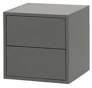 Boxie 2 fiókos fali szekrény 40x40x37 cm antracit