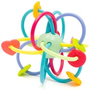 Szilikon-műanyag csörgős rágóka Baby Mix