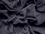 Mikroplüss lepedő SOFT 160x200 cm antracit szürke