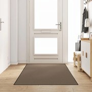 Ajtószőnyeg Beige és fekete 120 x 250 cm Polipropilén és vinil