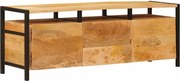vidaXL Tároló szekrények fiókkal Barna 110 x 30 x 40 cm Tömör Mangófát