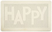 Krémszínű fürdőszobai kilépő 60x100 cm Happy – Foutastic