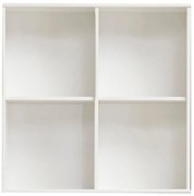 Fehér fali könyvespolc Mistral 025