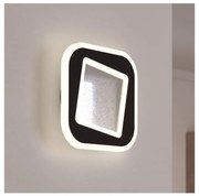 Eglo 901239 - LED fali lámpa MACCHIONI LED/12W/230V 4000K fekete