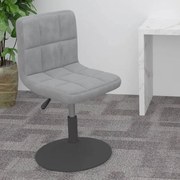 világosszürke bársony forgó bárszék