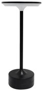 Tölthető érintésvezérlésű LED asztali lámpa TAVOLO LED/2,5W/5V 2400 mAh 3000-6000K fekete