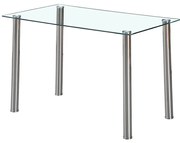 Berna 120 cm szögletes üveg étkezőasztal