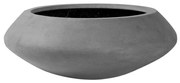 Květináč Tara, barva šedá, více velikostí - PotteryPots méret: S - h 15,5 cm, ⌀ 40 cm