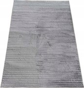 Modern plüss szőnyeg 160x230cm rövid puha sörtékkel,szürke szín