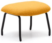 Mustársárga buklé puff Belina – Kave Home