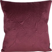 Dekoratív párnahuzat VELVET-58 45x45 bordó