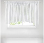 Aga-3 eurofirany fényáteresztő függöny Fehér 400x145 cm