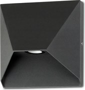 Homlokzati Lámpa Kültéri Led Fali Lámpa 6W IP54 Alumínium Kerti Lámpa