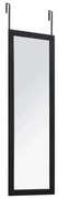 5five - Ajtóra akasztható tükör CLASSIQUE 110x36 cm fekete