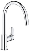 GROHE 30551000 - START EDGE mosogató csaptelep 357 mm, fényes króm