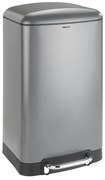 Pedálos rozsdamentes szemetes, 30 l - Wenko
