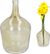 Újrahasznosított üveg váza virágokhoz pampafű csokrok 25 cm üveg