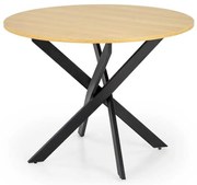 Waylon étkezőasztal, arany tölgy / fekete