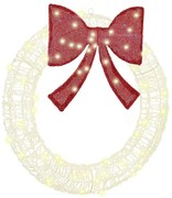 Koszorú 60 LED-del Meleg fehér 75 cm Akril