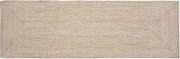 vidaXL Területszőnyegek Természetes és Fehér 60 x 200 cm Juta