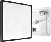 Mennyezeti lámpa Led plafon 2X E27 négyzet fekete