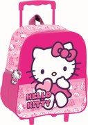Hello Kitty Unicorn gurulós ovis 3D hátizsák, táska 32 cm