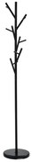 Fekete fém állófogas, 170 cm magas 83766-02A