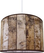 Csillár zsinóron WOOD 1xE27/60W/230V