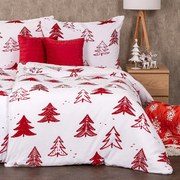4Home Trees mikroflanel ágyneműhuzat, 140 x 220 cm, 70 x 90 cm